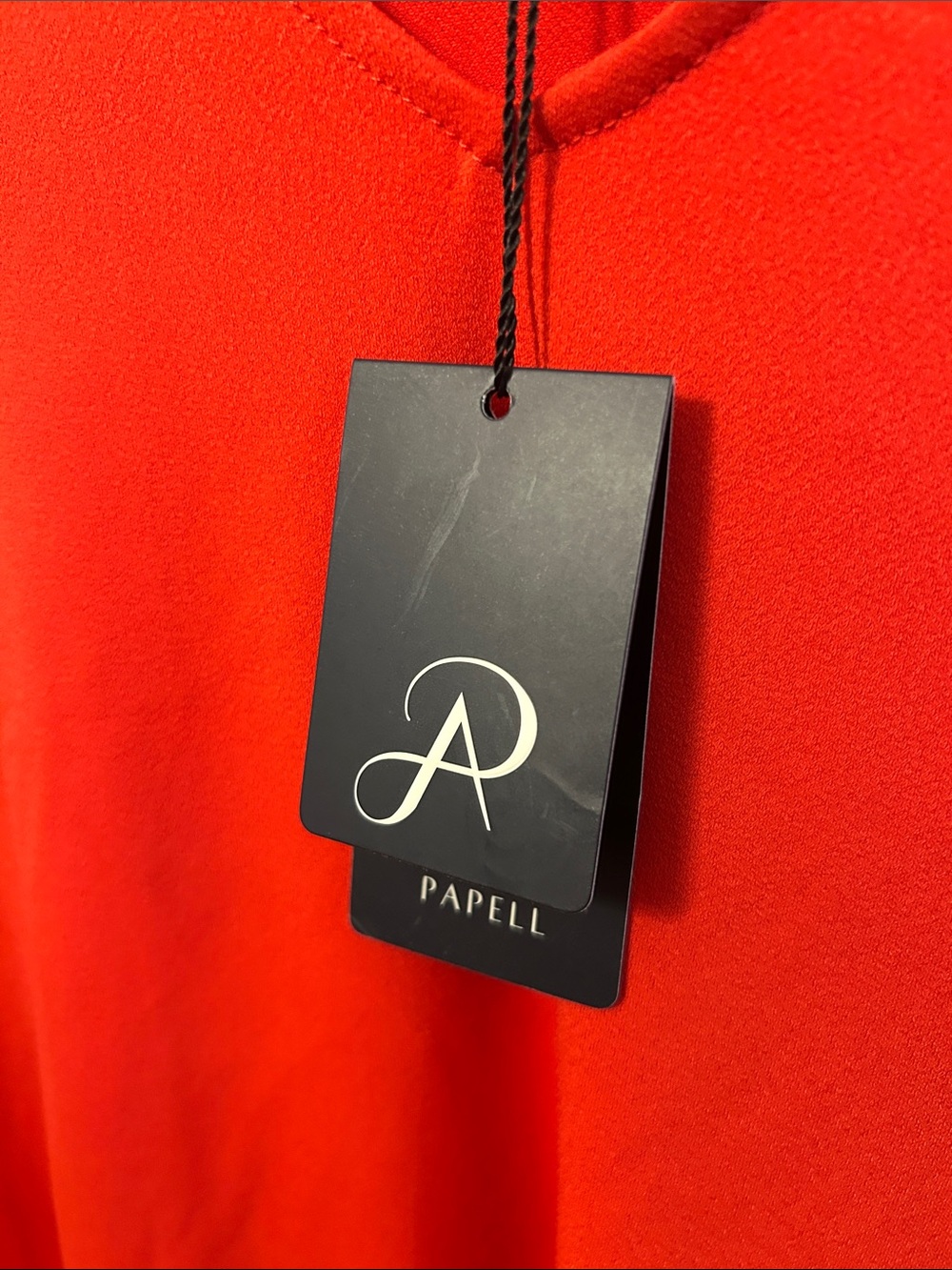 Adrianna Papell Women’s Red Top Medium NWT - Picture 3 of 5